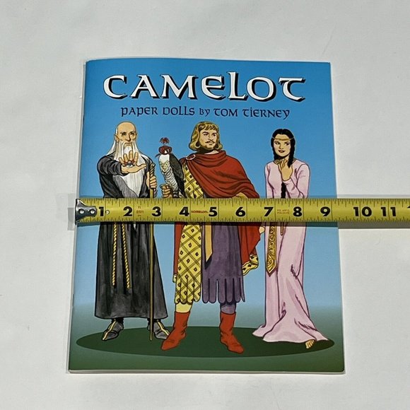 Vintage 2002 Camelot Paper Doll Book Uncut Tom Tierney 10 Dolls 22 Costumes - Picture 12 of 12